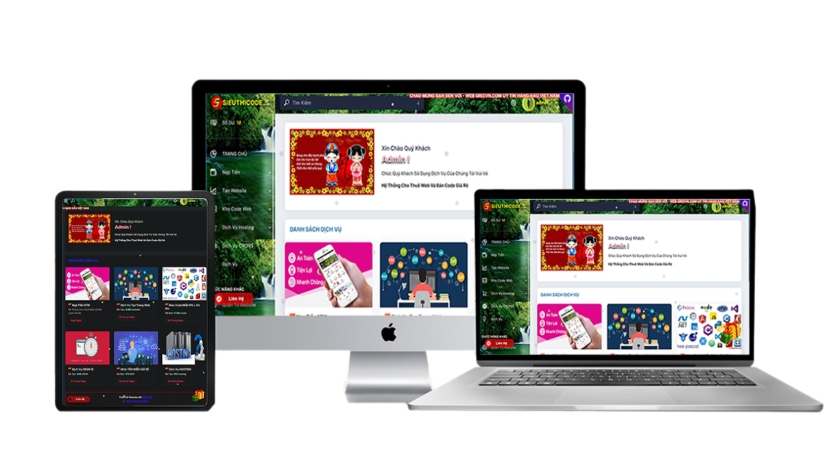 MÃ NGUỒN BÁN HOSTING, SCR, CRONS, LOGO CÓ NẠP TIỀN AUTO